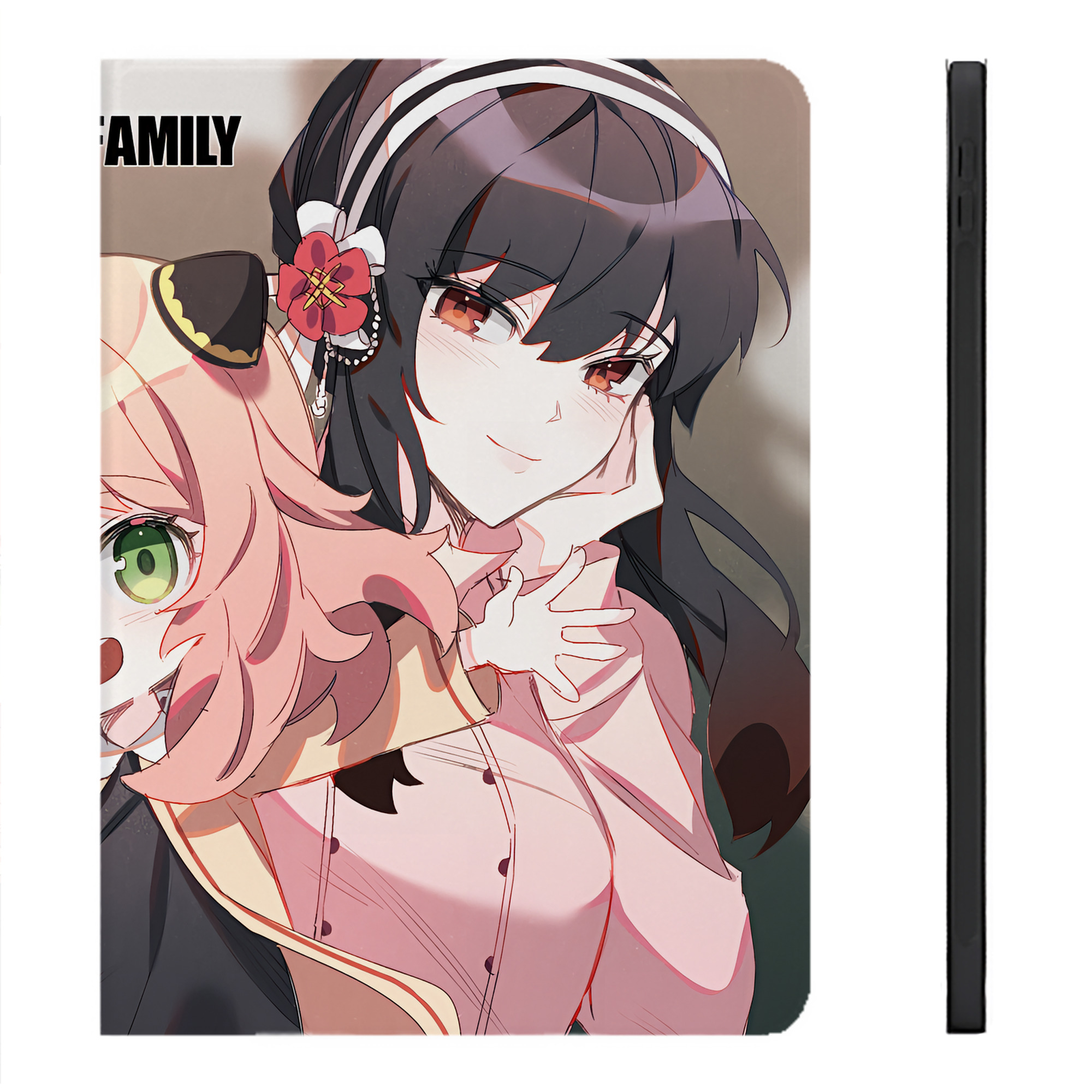 （画像用） SPY×FAMILY间谍家家酒 IPadケース ペンホルダー付き ブックスタイルデザイン